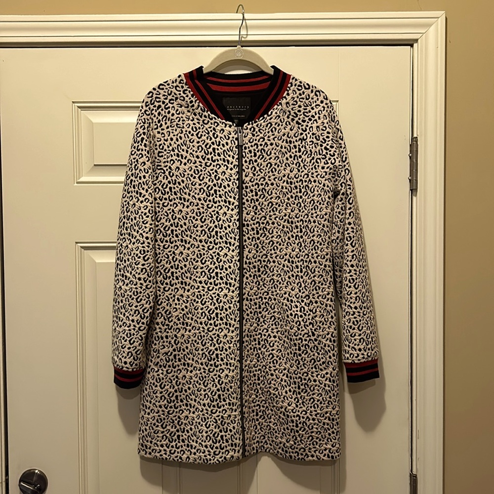 Sanctuary Animal Print Long Jacket.